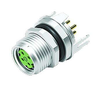 Automation Technology - Data Transmission--Female panel mount connector_818_4_FD-D_ger
