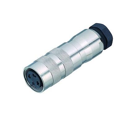 Illustration M16 Female cable connector, Contacts: 8 (08-a), 6.0-8.0 mm, shieldable, crimping (Crimp contacts must be ordered separately), IP68, UL 2238, AISG compliant