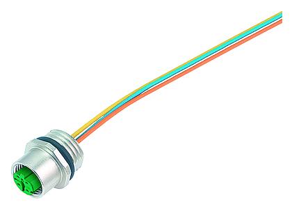 Automation Technology - Data Transmission--Female panel mount connector_825_4_L_gruen