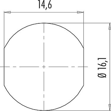 Instructions de montage / Découpe du panneau Snap-In Adaptateur, non blindé, Montage mural arrière, vissable par l'avant