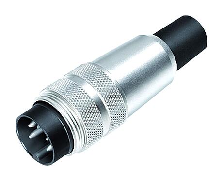 Illustration M16 Male cable connector, Contacts: 4 (04-a), 6.0-8.0 mm, unshielded, solder, IP40