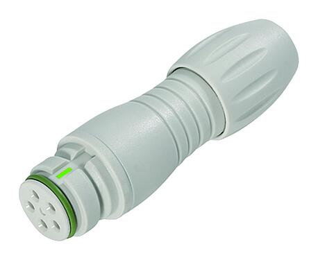 Illustration Snap-In Female cable connector, Contacts: 3, 4.0-6.0 mm, unshielded, solder, IP67