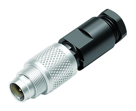 Illustration M9 Male cable connector, Contacts: 5, 3.5-5.0 mm, unshielded, solder, IP67