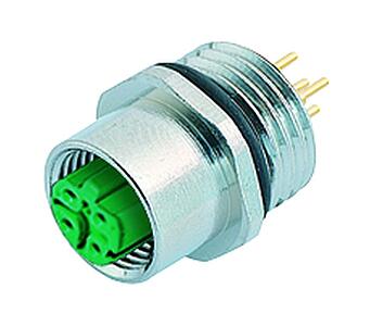 Automation Technology - Data Transmission--Female panel mount connector_763_4_RT_gruen