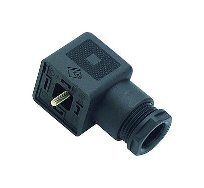 Illustration Female power connector, Contacts: 3+PE, 8.0-10.0 mm, unshielded, screw clamp, IP40 without seal, UL, ESTI+, VDE, PG 11