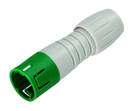 Illustration Snap-In Male cable connector, Contacts: 4, 3.5-5.0 mm, unshielded, solder, IP67