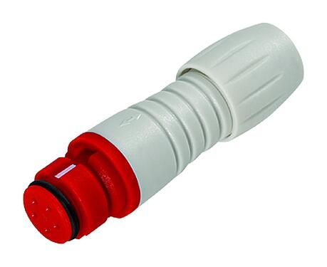 Illustration Snap-In Female cable connector, Contacts: 4, 3.5-5.0 mm, unshielded, solder, IP67
