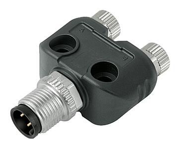 Automation Technology - Sensors and Actuators--Twin distributors, Y-distributor, male connector - 2 female connector_765_2fach_M12S_M8DD_s