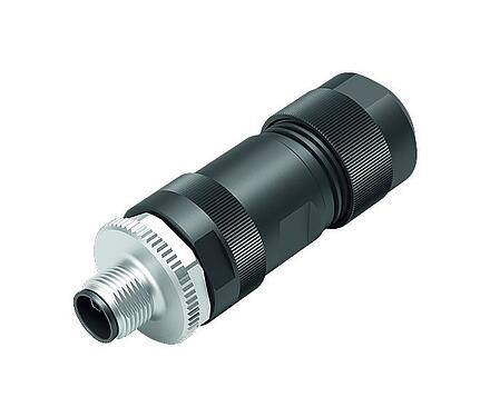 Ilustración M12 Conector de cable macho, Número de contactos: 4, 8,0-13,0 mm, sin blindaje, tornillo extraíble, IP67, UL 2238, M12x1,0