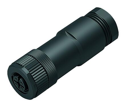 Illustration M12 Duo-connecteur femelle, Contacts: 4, 2.1-3.0 mm (2 câble) ou 4-5 mm (2 câble), non blindé, pince à visser, IP67, UL 2238
