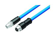 Automation Technology - Data Transmission Connecting cable male cable connector - female cable connector Automation Technology - Data Transmission--Connecting cable male cable connector - female cable connector_VL_876-X_KSKD_u_Bahn