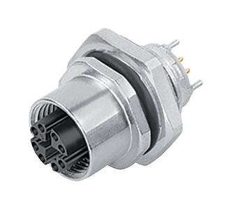 Automation Technology - Data Transmission--Female panel mount connector_825-X_4_FD_95