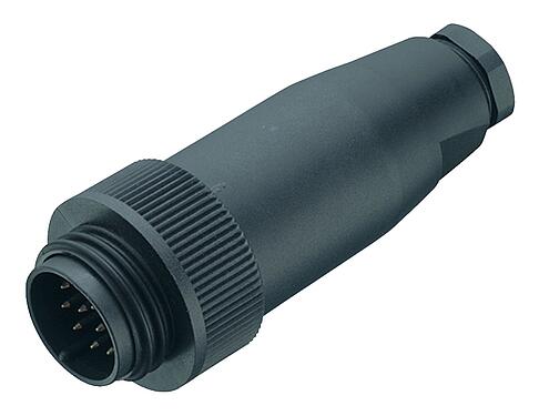 Illustration RD30 Male cable connector, Contacts: 4+PE, 14.0-18.0 mm, unshielded, screw clamp, IP65, ESTI+, VDE