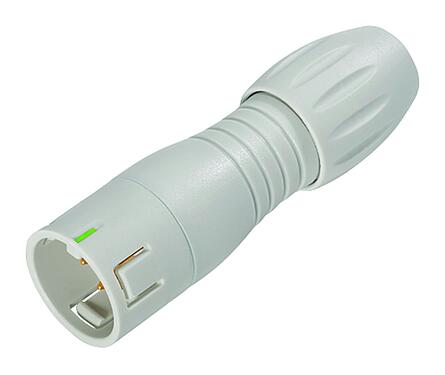 Illustration Snap-In Male cable connector, Contacts: 3, 4.0-6.0 mm, unshielded, solder, IP67