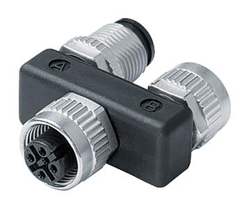 Automation Technology - Sensors and Actuators--Twin distributors Y-distributor, male connector - 2 female connector_765_2_Y_DG_SK