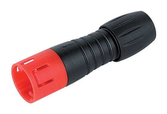 Illustration Snap-In Male cable connector, Contacts: 4, 3.5-5.0 mm, unshielded, solder, IP67, UL 2238