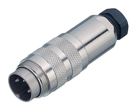 Illustration M16 Male cable connector, Contacts: 2 (02-a), 4.0-6.0 mm, shieldable, solder, IP67, UL 2238