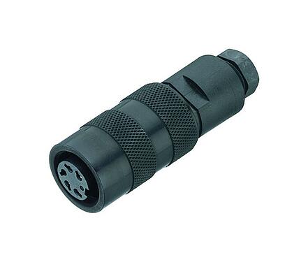 Illustration M16 Female cable connector, Contacts: 2 (02-a), 6.0-8.0 mm, unshielded, solder, IP67