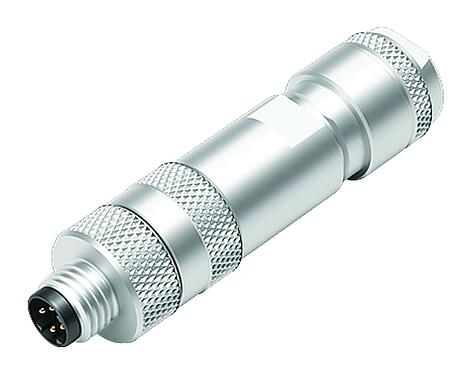 Illustration M8 Male cable connector, Contacts: 4, 4.0-5.5 mm, shieldable, screw clamp, IP67, iris spring