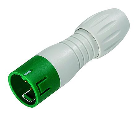Illustration Snap-In Male cable connector, Contacts: 5, 4.0-6.0 mm, unshielded, solder, IP67