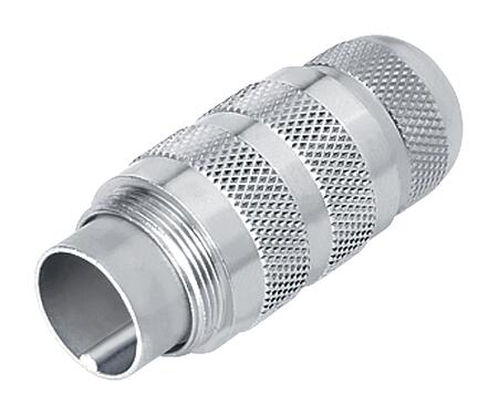 Illustration M16 Male cable connector, Contacts: 6 (06-a), 4.1-7.8 mm, unshielded, crimping (Crimp contacts must be ordered separately), IP67, UL 2238, Short version