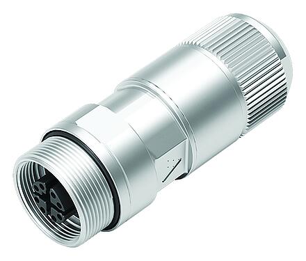 Illustration M16 Female cable connector, Contacts: 8, 5.5-9.0 mm, shieldable, IDC, IP67