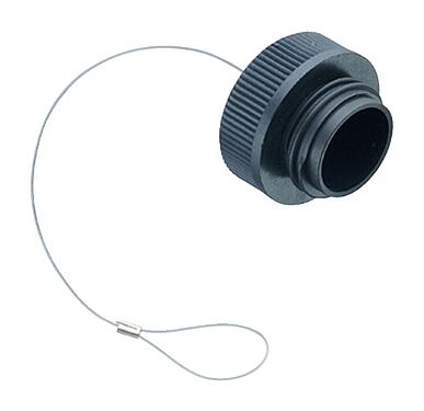 Illustration Protecting cap, IP65, for female cable connector