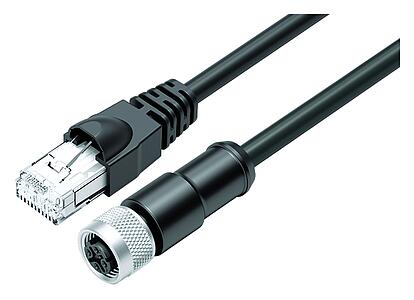 Automation Technology - Data Transmission--Connecting cable female cable connector - RJ45 connector_VL_RJ45-77-9753_KD_77-4530-64704_black