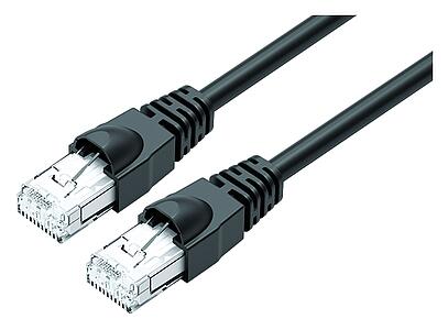 Automation Technology - Data Transmission--Connecting cable 2 RJ45 connector_VL_RJ45-77-9753_RJ45_77-9753-64708_black
