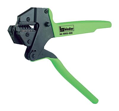 Illustration Crimping tool, for turnded crimp contacts, With neutral operating instructions
