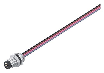 Automation Technology - Sensors and Actuators--Male panel mount connector_718_3_FS_Li_vv