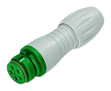 Illustration Snap-In Female cable connector, Contacts: 3, 4.0-6.0 mm, unshielded, solder, IP67