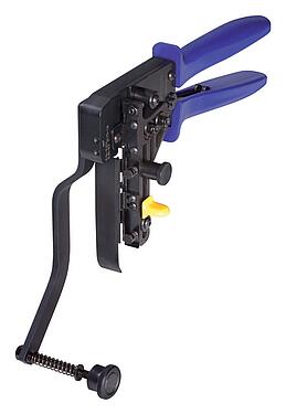 Illustration Crimping tool, for strip contact