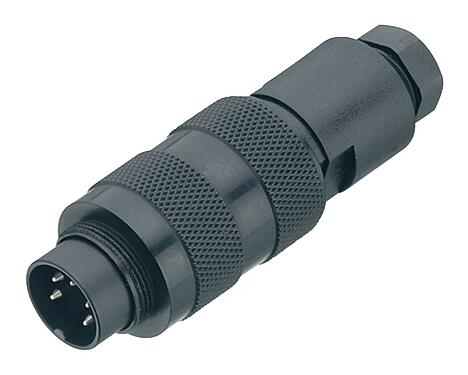 Illustration M16 Male cable connector, Contacts: 4 (04-a), 6.0-8.0 mm, unshielded, solder, IP67