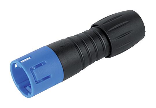 Illustration Snap-In Male cable connector, Contacts: 4, 3.5-5.0 mm, unshielded, solder, IP67, UL 2238