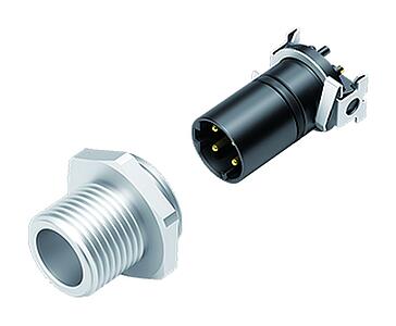 Automation Technology - Data Transmission--Male panel mount connector_876-D_3_EBS_SMT_schirm_Geh