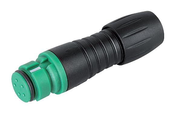 Illustration Snap-In Connecteur femelle, Contacts: 4, 3,5-5,0 mm, non blindé, souder, IP67, UL 2238