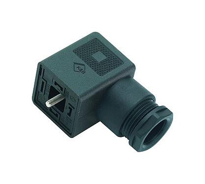 Illustration Female power connector, Contacts: 2+PE, 8.0-10.0 mm, unshielded, screw clamp, IP40 without seal, VDE, ESTI+, PG 11