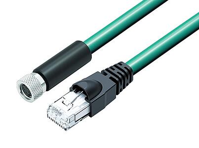 Automation Technology - Data Transmission--Connecting cable female cable connector - RJ45 connector_VL_818_KD-77-5430_RJ45-77-9753_blgr