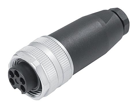 Ilustración 7/8" Conector de cable hembra, Número de contactos: 4+PE, 10,0-12,0 mm, sin blindaje, tornillo extraíble, IP67, UL 2238, VDE