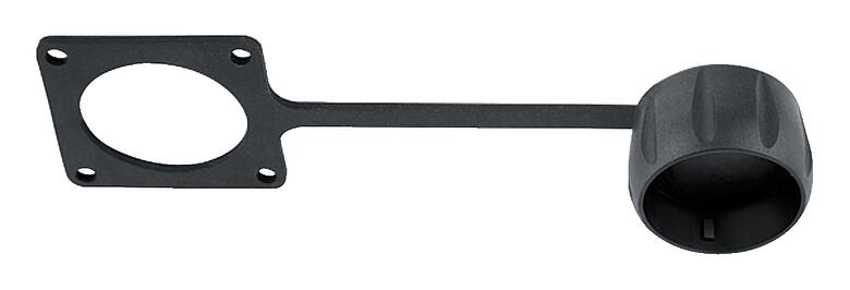 Illustration Protecting cap, IP68/IP69K plugged, with retaining strap