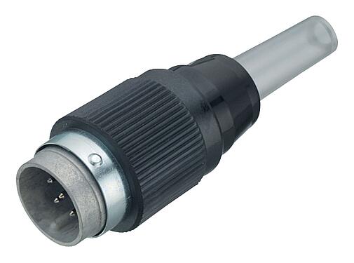 Illustration Bayonet Male cable connector, Contacts: 3, 5.0-8.0 mm, shieldable, solder, IP40