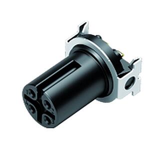 Tecnología de automatización - sensores y actuadores--Toma intgrada_763_4_EBD_4pol_SMT_Einsatz_o_O