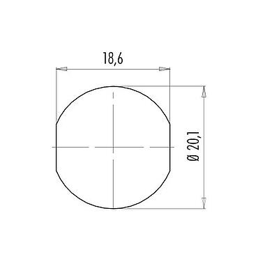 Instructions de montage / Découpe du panneau Snap-In Adaptateur, non blindé, VDE, Montage mural arrière