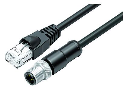 Automation Technology - Data Transmission--Connecting cable male cable connector - RJ45 connector_VL_RJ45-77-9753_KS_77-4529-64704_black